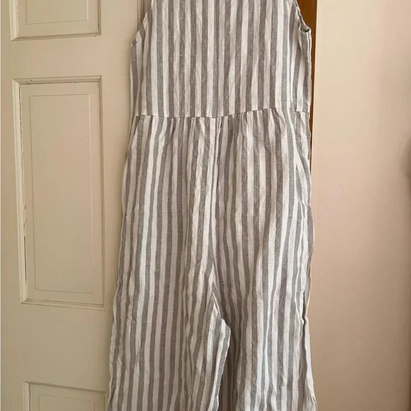 Conscious clothing linen backyard jumper, women’s large - Picture 2 of 6